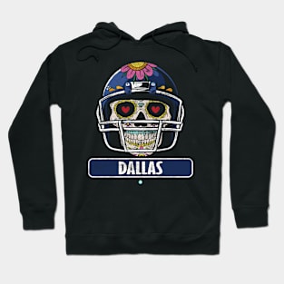 American Football - Dallas Skull Football Gift Hoodie